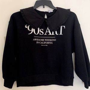 Zara sweatshirt for girls, like new